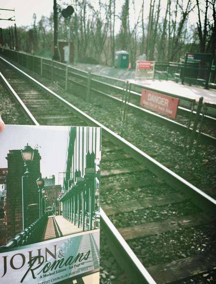 FaithBaptistPA's tweet photo. John and Romans being handed out at local train stations tonight! #outreach http://t.co/P2VohxeDEf