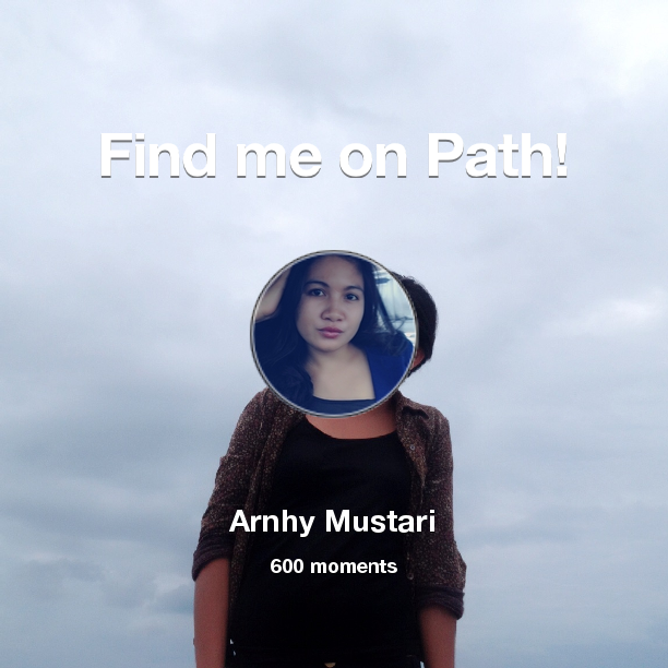 arnhymustari's tweet photo. I've shared 600 memories with my friends on #Path - see them now at http://t.co/9dPvR8vIS3! #thepersonalnetwork http://t.co/0LuUyGxLYk