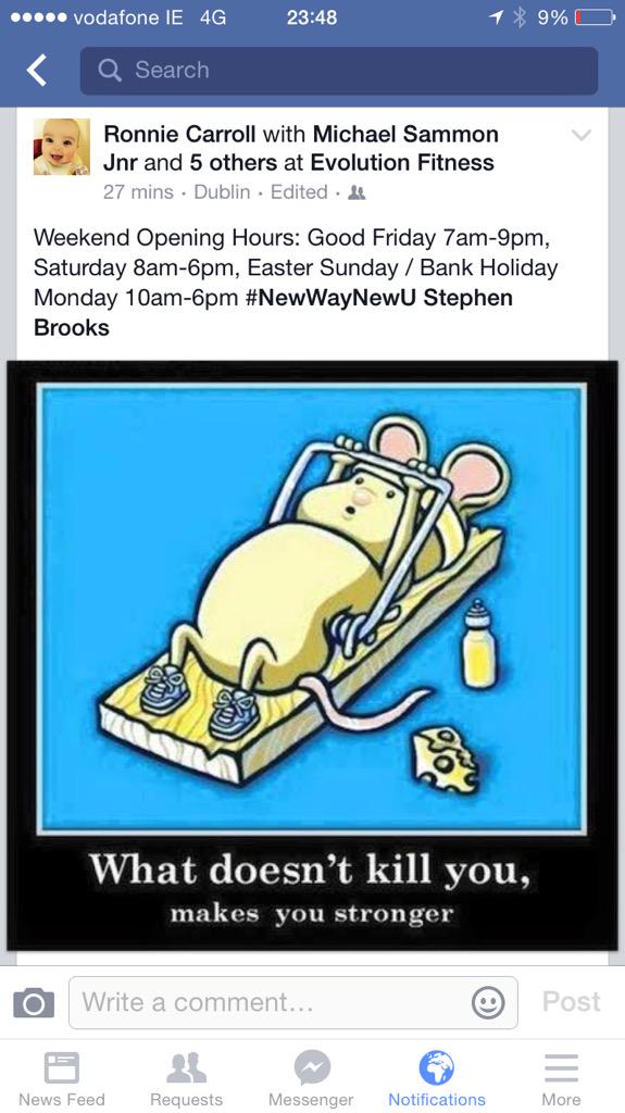 EvolFitness2015's tweet photo. Weekend Opening Hours #NewWayNewU @EvolFitness2015 @TheFitnessInst @RonnieCarroll22 #gym #fitness #nutrition #health http://t.co/gMqqElKEWL