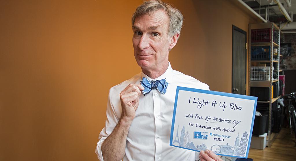 Brought out the blue bow tie for World Autism Awareness Day. Will you join me?  #LIUB