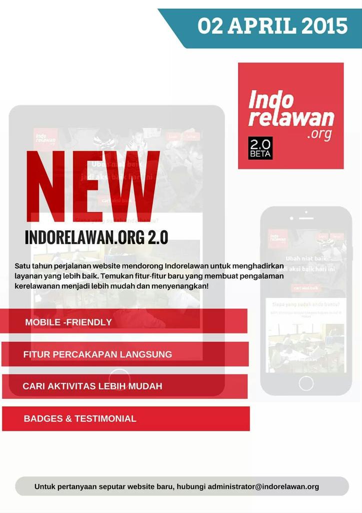 Introducing the #NEWIndorelawan 2.0 web. Situs kami yang paling mudah diakses dan paling canggih. Go on and try it!
