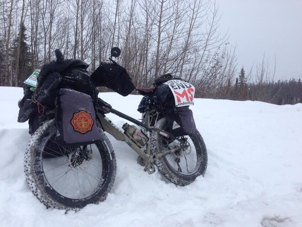 #endms93  at Eagle Plains. Hot meal and a hot shower, tomorrow heading to  <a href="/spectacularNWT/">Spectacular NWT</a> via Arctic Circle #fatbike