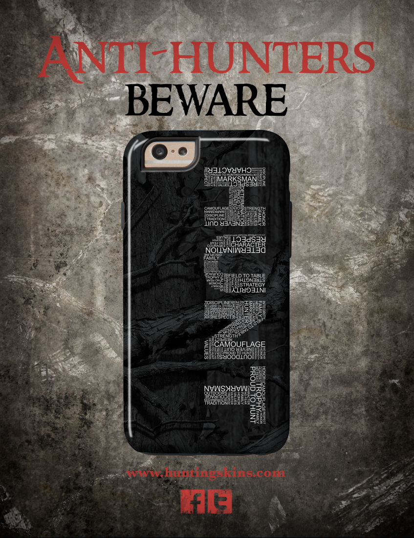HuntingSkins's tweet photo. Check out these new Proud Hunter cell case designs on @MossyOak blacked out Break-up Infinity! http://t.co/9xvGfVVwFv http://t.co/Ye59ReJOJu