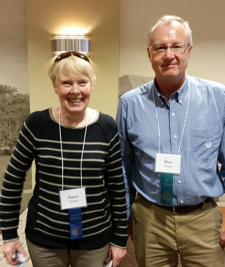 IchabodAT's tweet photo. Congrats to Dr Ross Friesen on 20 yrs and Nancy Province on Outstanding Secretary award today @WashburnUniv #CodeWU http://t.co/couqVfCZoF