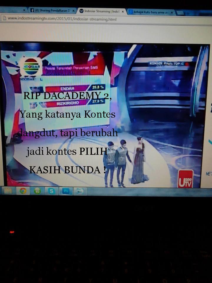 Hifni_Farhan's tweet photo. KONSER PILIH KASIH BUNDA @daratista_inul @DAcademyID #RIPDAcademy2  Siap2 rattingnya hancur lebur !! http://t.co/fiIfMKiJCf
