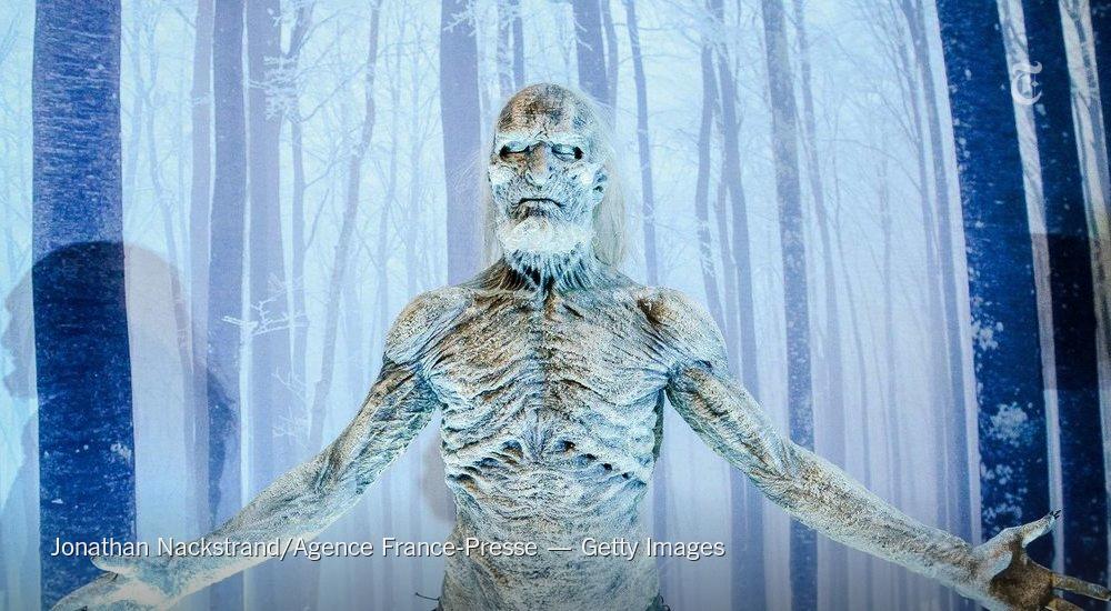 nytimes's tweet photo. "Game of Thrones" author George R.R. Martin releases an excerpt from his novel in progress
http://t.co/f7C1PBL2SG http://t.co/u0kG3zZ3Cm
