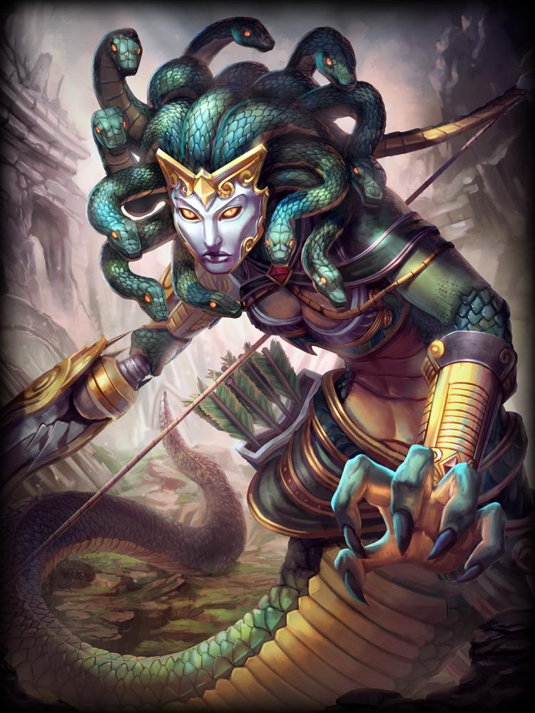 IGN_ARENA's tweet image. Medusa joins @SmiteGame's Roster. Let @BrandinTyrrel and @KyleThatKyle show you how she works go.ign.com/DR5S9my