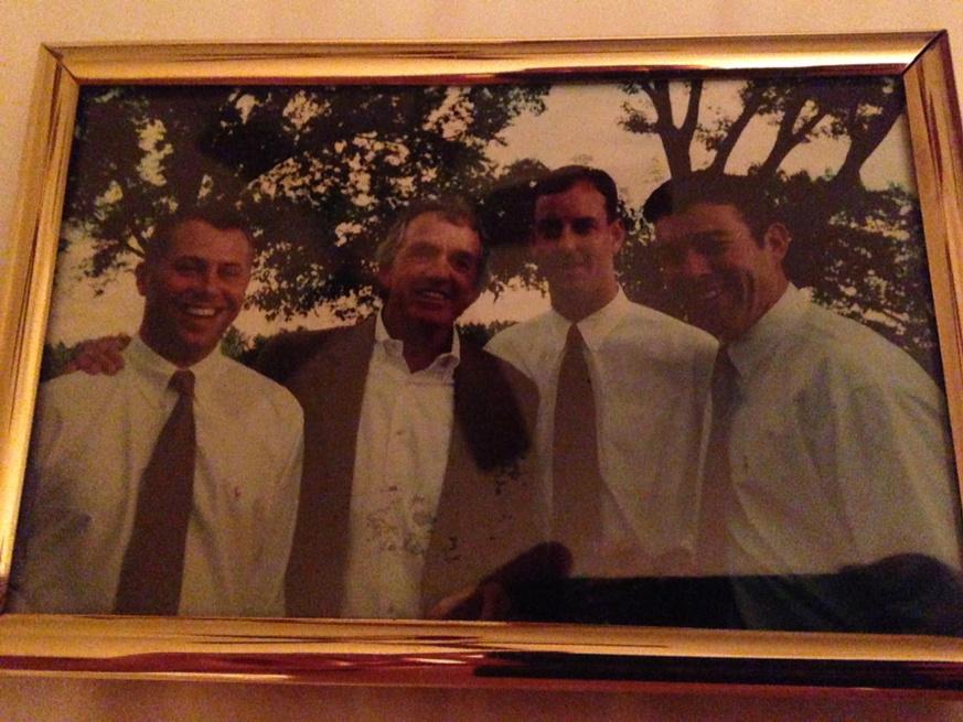 EwingBrad's tweet photo. Old pic of three guys that mean the world to me. @pngcdog @benwilsonpga #billharmon http://t.co/QQR8nJvHPi