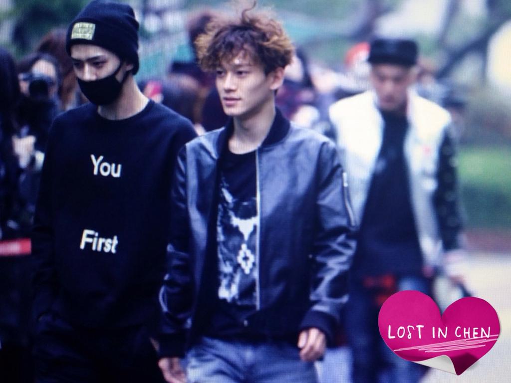 150403 뮤뱅출근 😭😭😭😍😍😍 #CHEN #첸 #종대