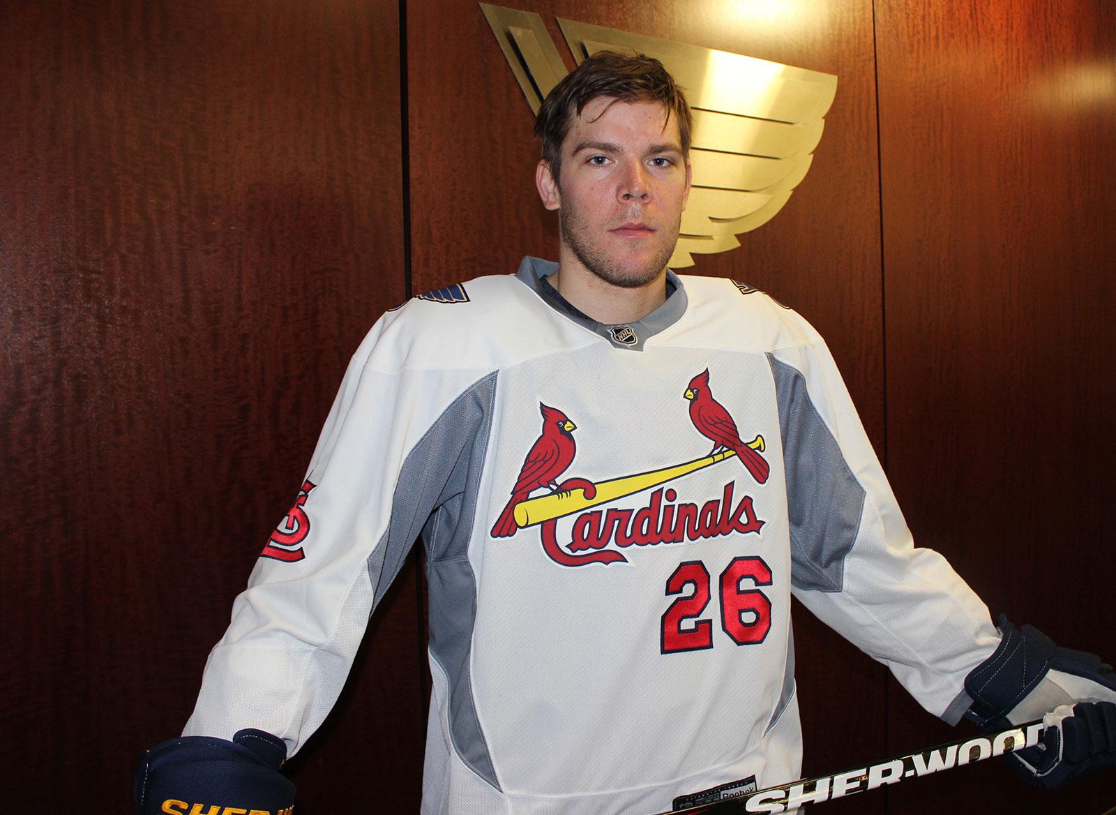 St. Louis Blues on X: To celebrate the return of the @Cardinals, we're  sporting these on April 11. >>>  #TeamSTL   / X