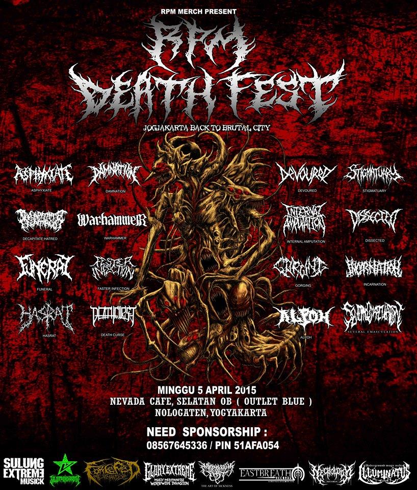 Selamat hari Jumat Agung &amp; selamat berakhir pekan dgn panjang bro, beberapa hari lg utk @RPM_Merch Deathfest, see ya!