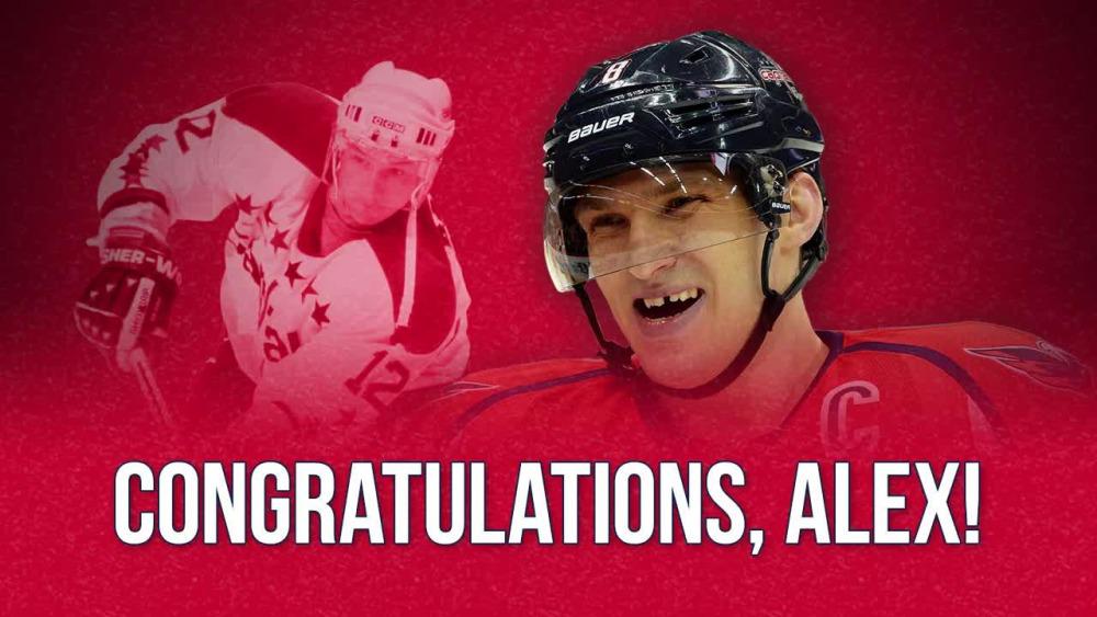 Capitals's tweet photo. WATCH: With his 51st goal of the year @ovi8 now holds #Caps franchise record for goals scored! http://t.co/tWLOKobjtL http://t.co/orQGnu51cl