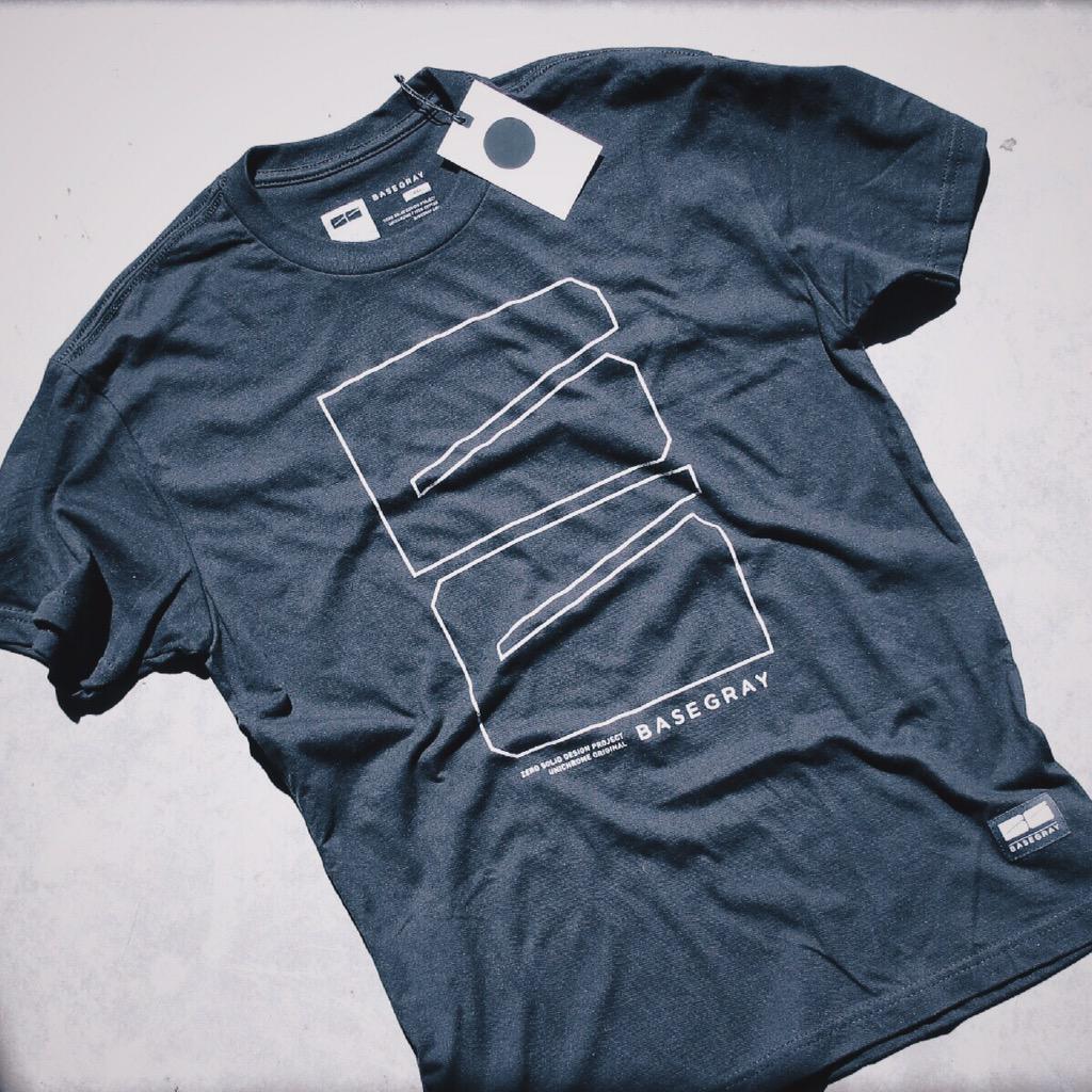 basegray_'s tweet photo. Exclusive first edition logo tee is one of several new pieces out soon! #basegray http://t.co/n3vLKPbU4W