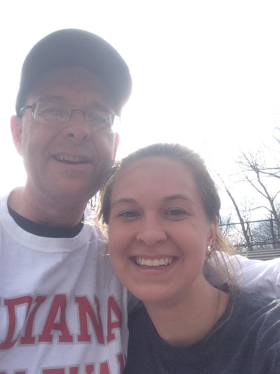 JoeMeek2's tweet photo. Celebrating a fast 2d leg in the 4x100 relay and a pr in 100 meter dash with @MeekHaley. #IWUTF #prouddad http://t.co/ccGGMyvJS1