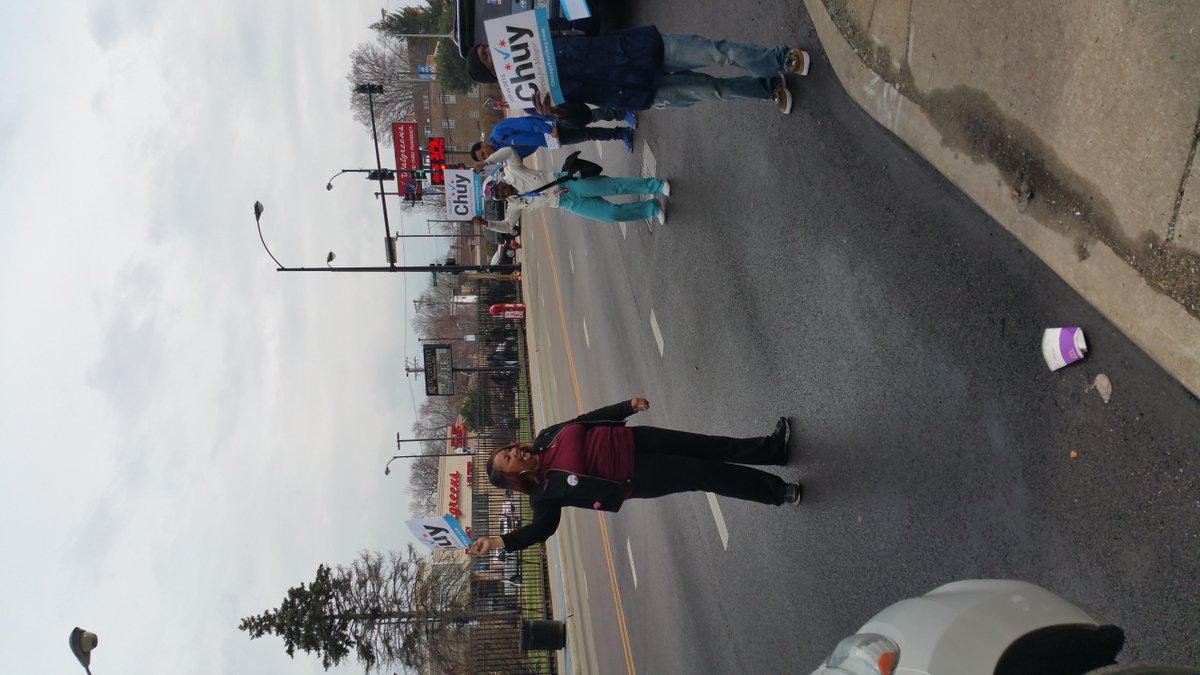 RevJJackson's tweet photo. Taking it to the streets, today. #RichMessage @Garcia4Chicago #VotingMatters #ForThePeople http://t.co/lA0nJpXRfr