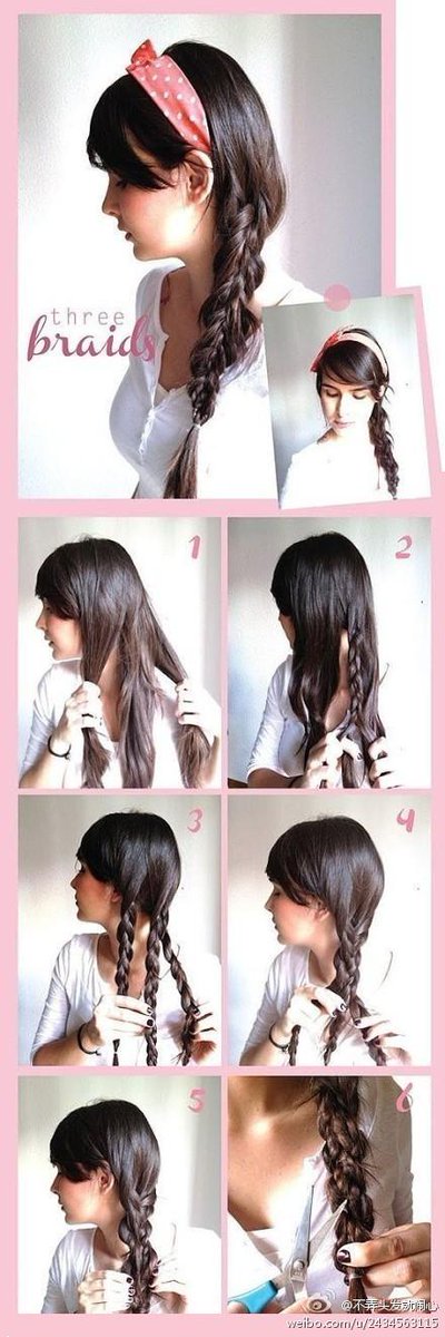 ghdoutlet's tweet photo. Summer is around the corner. Let's learn how to weave three braids to embrace this hot season. http://t.co/iTuArLfp68