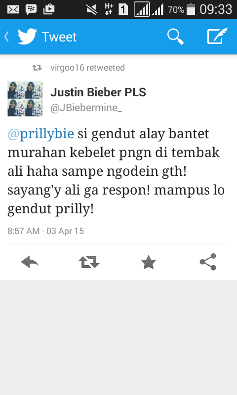Kak_Okie's tweet photo. Bkn uburs yg bully prilly tp bocah ini....!!! http://t.co/biYpCXkfLL