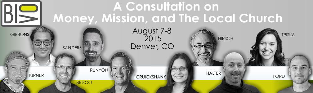 bradleybrisco's tweet photo. BiVO National Conference: Money, Mission &amp; the Local Church http://t.co/lpoGDpytXw Join @JoeyT @alanhirsch @lanceford http://t.co/2xxLlpNbmb