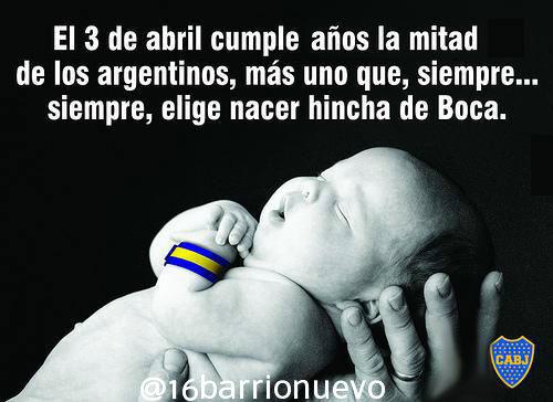 BocaJrsAgustin's tweet photo. 3 de Abril de 1905, nació mi alegría, mi pasión, mis ganas de vivir, mi todo. #110AñosDePasionCABJ http://t.co/rMIGaeK1wo
