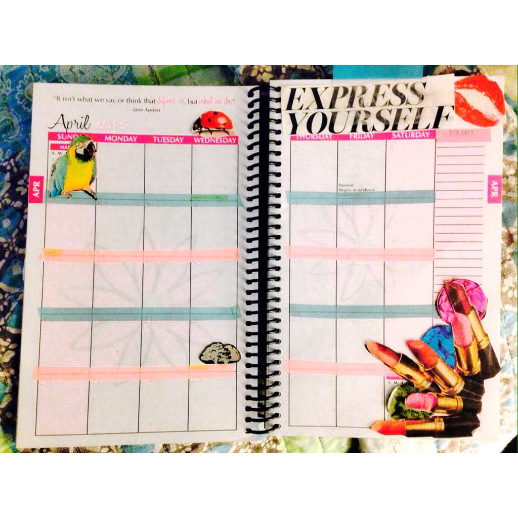 HelloCortney's tweet photo. My #April monthly view in my @bloomplanners 📓❤️✏️
#bloomplanner #planner #planneraddict #monthlyview #bloomgirl http://t.co/uvG1wYWhao