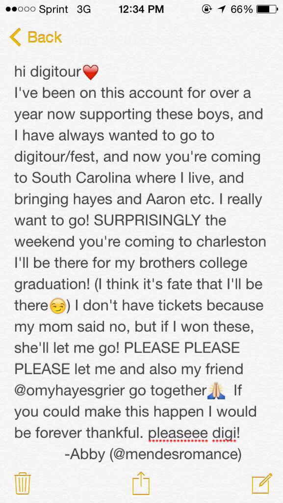 huggingcartah's tweet photo. VIP TIX FOR CHARLESTON PLEASE
🌴
get tix at http://t.co/WeZZEWZyD6 
🌴
follow @DigiTour
🌴
#DigitourTo350k
710 http://t.co/telKRgcPwx