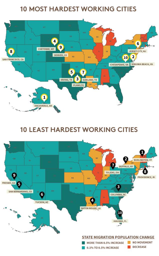 In Baton Rouge, people only work an average of 37 hours a week: onforb.es/1MAbC7B