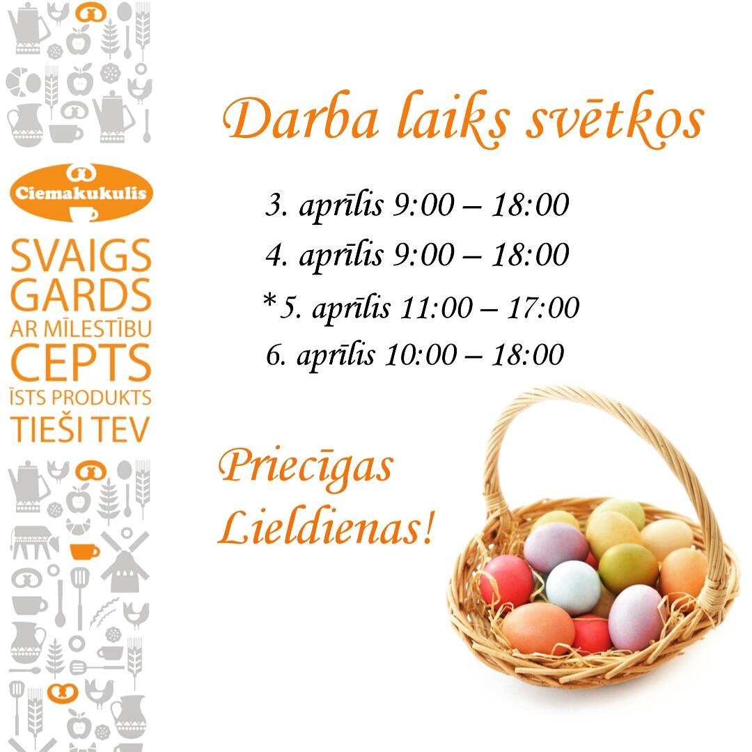 * Kuldīgas ielas Kukulis 5. aprīlī atpūšas- būs slēgts.