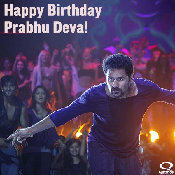 Here\s wishing Prabhu Deva a very Happy Birthday! :D  