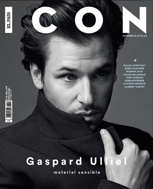 Another magazine cover for Gaspard! This time is ICON Magazine