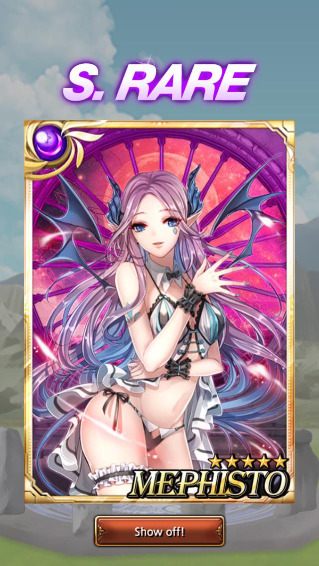 Maluku's tweet photo. You can get this S. Rare Mephisto card with the invitation code: A3k8qFAUlip2HkRIOqwoqA== http://t.co/Y1pOO4GljI
