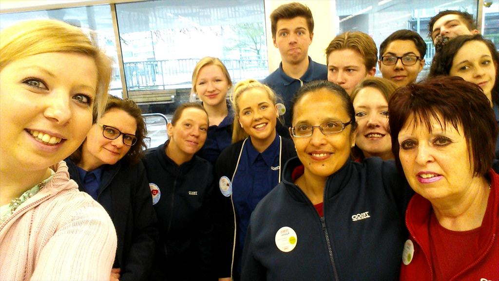 Celebrating 25years of service for Rashmi, #checkouts #service #25years #selfie <a href="/Chelmsford2327/">TescoChelmsford_2327</a>