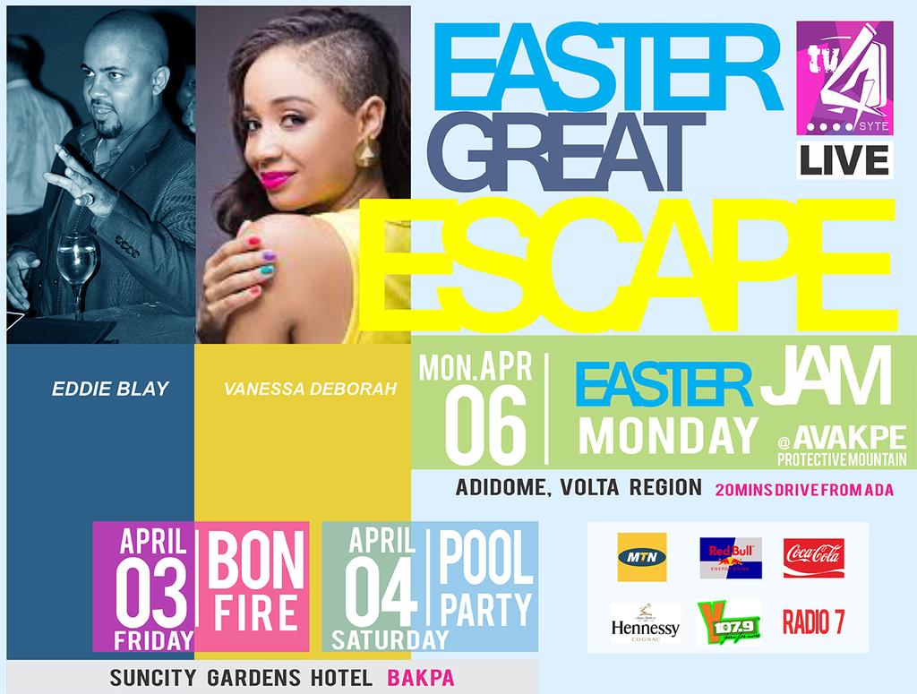 EliaChebib's tweet photo. @official4SYTETV Is taking this Easter all the way to the Volta Region. It's the 4syte Easter Great Escape. #Avakpe 🙌 http://t.co/YXIlYq2cmZ