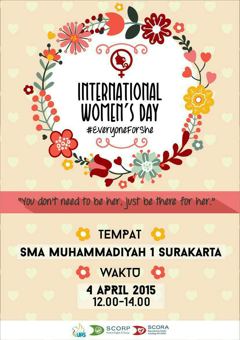HALO CIMS!
SCORA &amp; SCORP akan mengadakan mini seminar "Sexual Abuse" di SMA Muh1 Surakarta, 04 april 2015 12.00-14.00