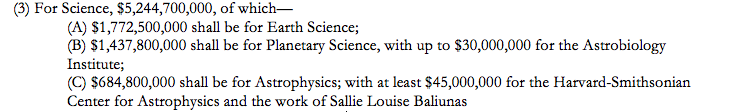 TedCruzFake's tweet photo. $45 million allocated for the work of Sallie Baliunas, a scientist who denies that humans are causing global warming! http://t.co/9rnmKYXjG3