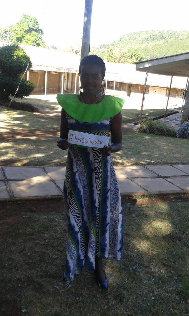 UrsulaAtieno's tweet photo. The #testb4taste campaign. Let's be responsible and make informed decisions http://t.co/jW5TSFZ1ns