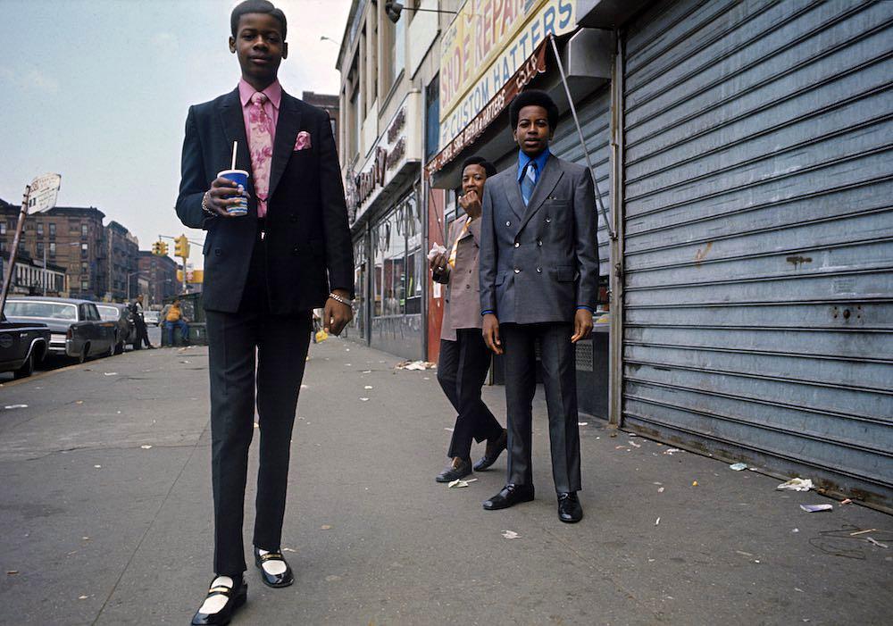 Harlem'de bir bayram sabahı 70'ler.