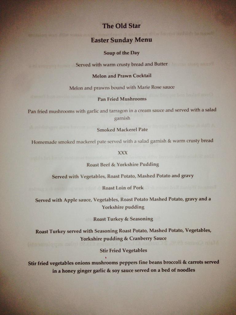 OSKilham's tweet photo. Easter menus just in case your looking for something to do this weekend. Also Easter fun for the children xx http://t.co/b9EfkvxANU