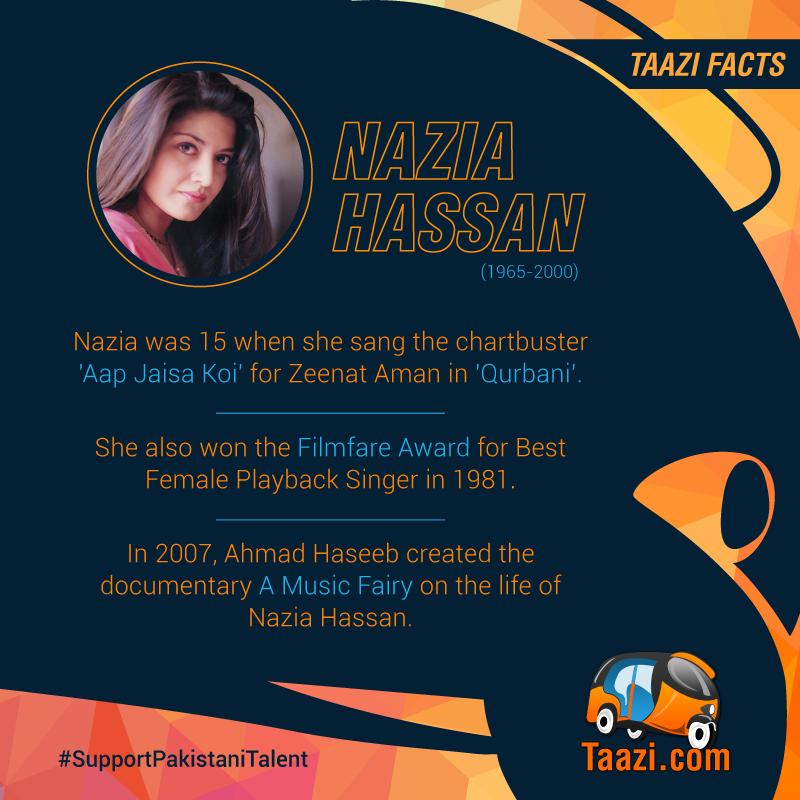 Happy Birthday to the POP QUEEN Nazia Hassan.   