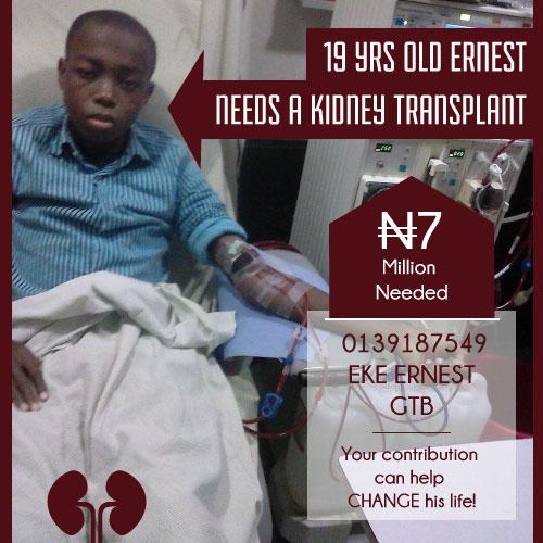 globalwonder's tweet photo. Dear @NikeAdeyemi pls ma help #SaveYoungErnest. He needs a transplant urgently. This is real. Nothing is small http://t.co/hVkTJqPwF8