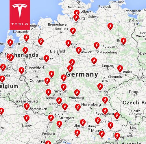 Tesla on Twitter "Neue Supercharger Route von Dresden und Leipzig ins