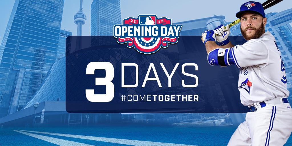 BlueJays's tweet photo. The wait is almost over. #ComeTogether http://t.co/sTwvFH3XIO