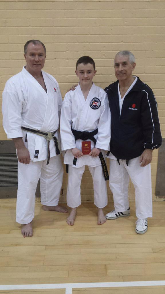 #ZanshinNI has a new 2nd Dan! So proud! #kevD