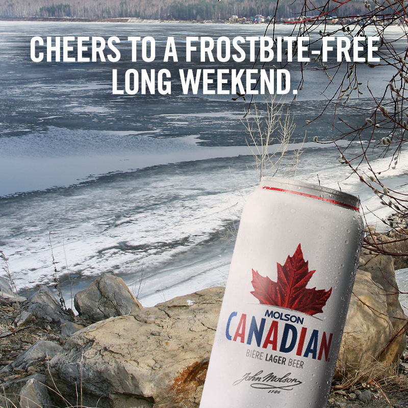 Molson_Canadian's tweet photo. It’s been a long time coming...#longweekend http://t.co/1fBYzv5US4