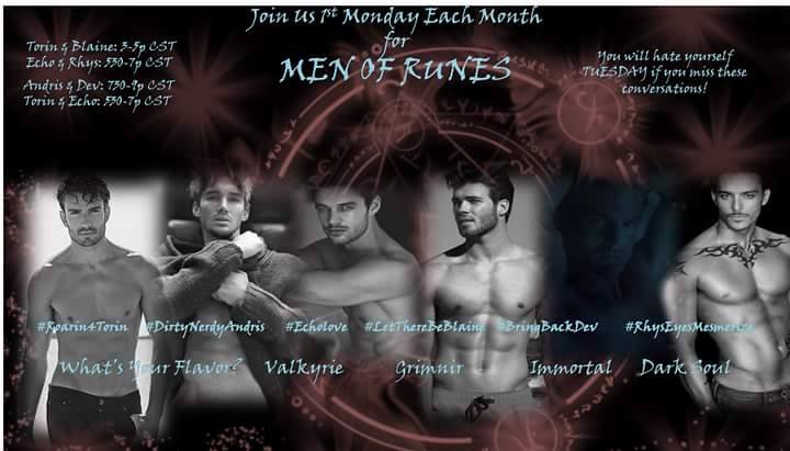 AndrisRiestad's tweet photo. The #MenOfRunes will be chatting all day Monday! Don't miss it! http://t.co/nkHBAFhY93