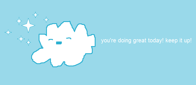 transcloudie's tweet photo. hey! just dropping in to share this fellow positive cloud! http://t.co/cFVJaHnSsL