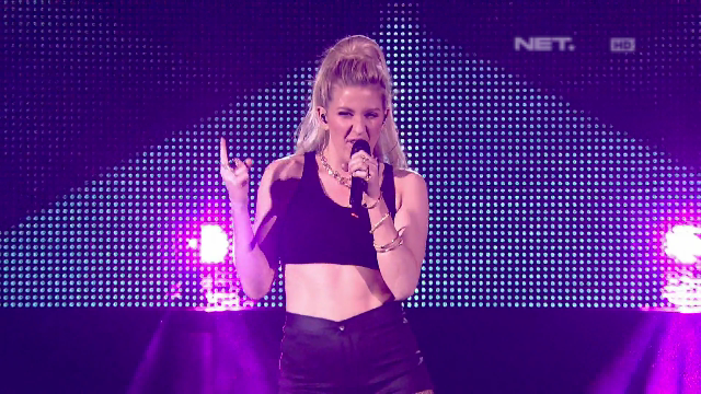 mdtvindonesia's tweet photo. I'll show you what it feels like.. Now I'm on the outside.. @CalvinHarris ft @elliegoulding #BBCMusicAwardsOnNETtv http://t.co/xK9CrJZ1EC