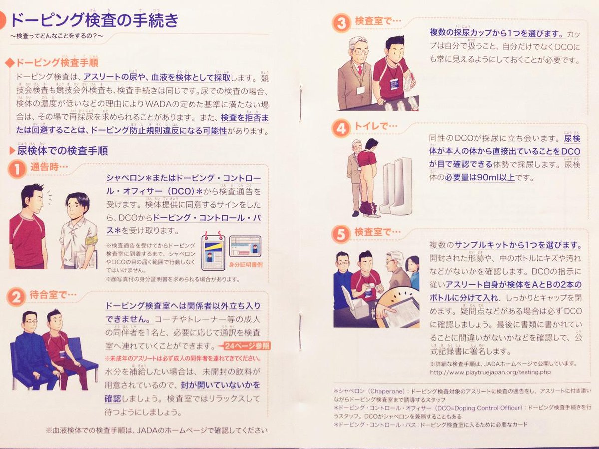 平田卓朗 ドーピング検査 やった事はありますか 私は4回検査をしたことがあります 若い時は気にしない事かも知れませんが重要な事です 昔 突然の検査で大学の後輩は2年間の出場停止になりました 大会前の食べ物 飲み物 クスリ等は確認しましょうね Http 平田卓朗 ドーピング検査 やった事はありますか 私は4回検査をしたことがあります 若い時は気にしない事かも知れませんが重要な事です 昔 突然の検査で大学の後輩は2年間の出場停止になりました 大会前の食べ物 飲み物 クスリ等は確認しましょうね Http