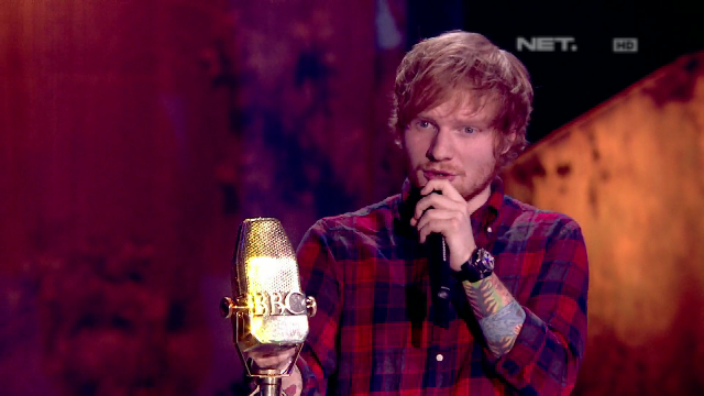 mdtvindonesia's tweet photo. Congrats @edsheeran #BBCMusicAwardsOnNETtv http://t.co/Kn961HOmpH