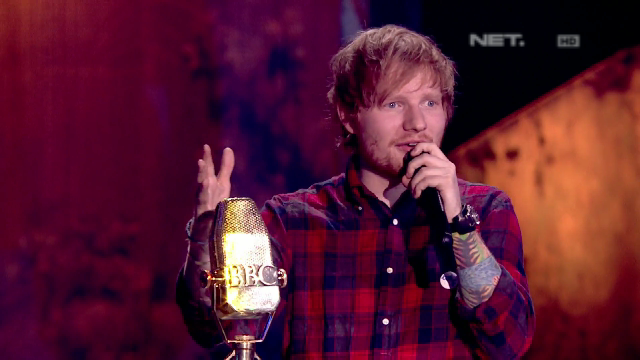 mdtvindonesia's tweet photo. Congrats @edsheeran #BBCMusicAwardsOnNETtv http://t.co/Kn961HOmpH