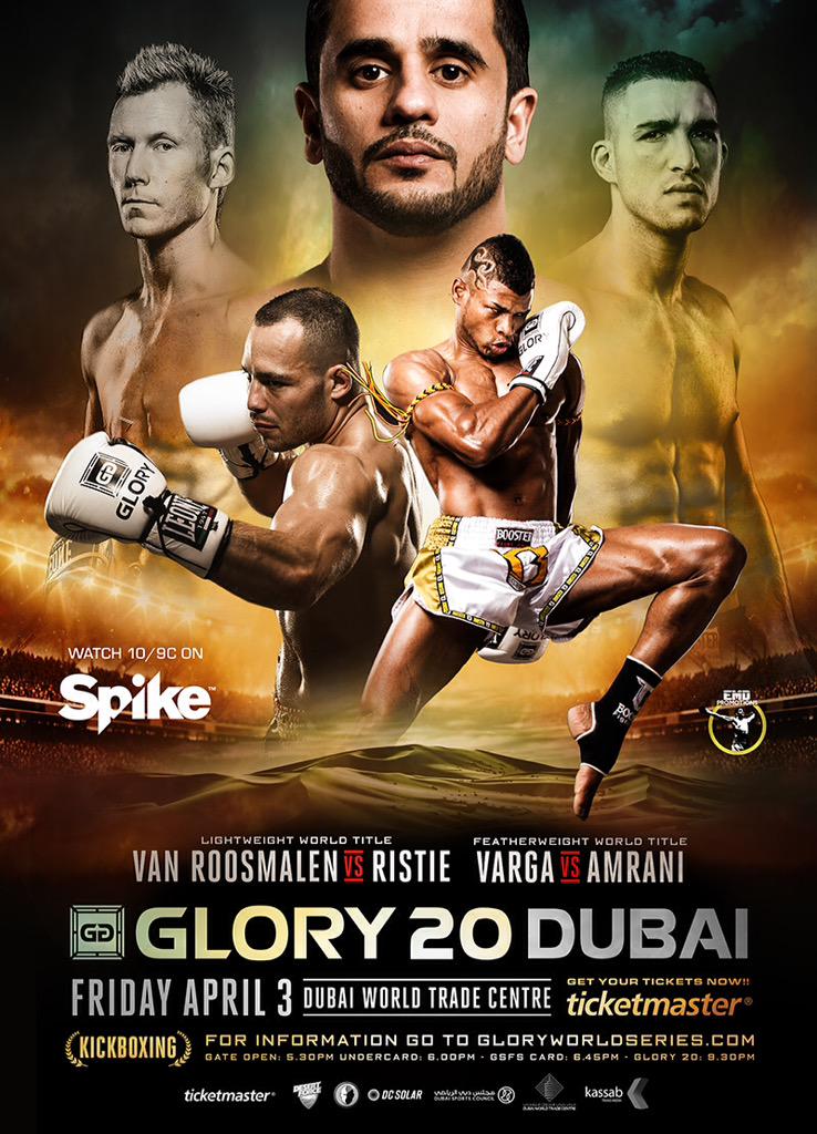 emdpromotions's tweet photo. TONIGHT starting from 6:30pm - Buy your tickets from http://t.co/IulEAsqkUe or from the gate at the venue. #GLORY20 http://t.co/3AhWQzj6vO